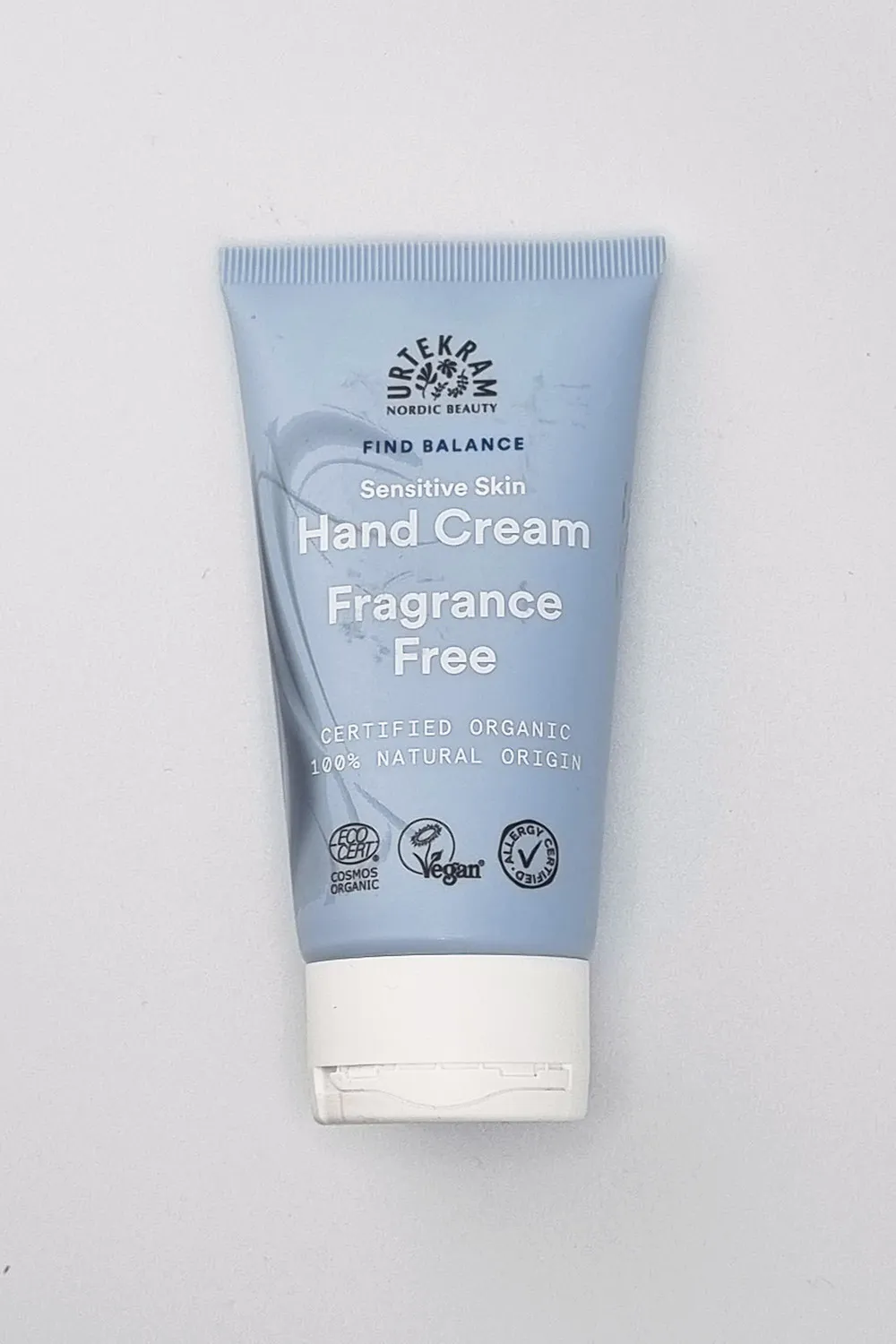 Urtekram Handcrème zonder parfum 75ml BIO, VEG