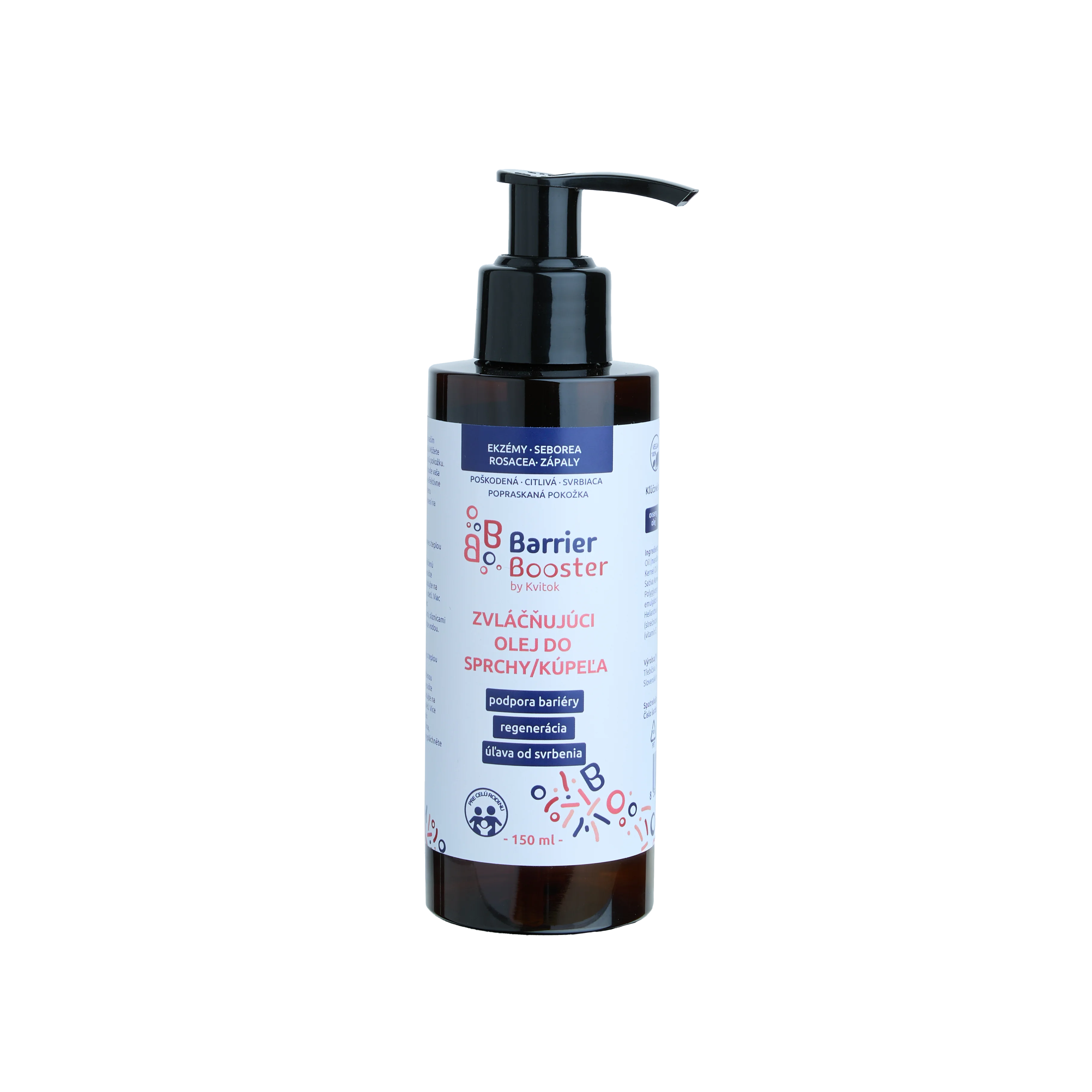 Kvitok Barrier Booster Verzachtende douche- en badolie (150 ml) - voor een zijdezachte huid