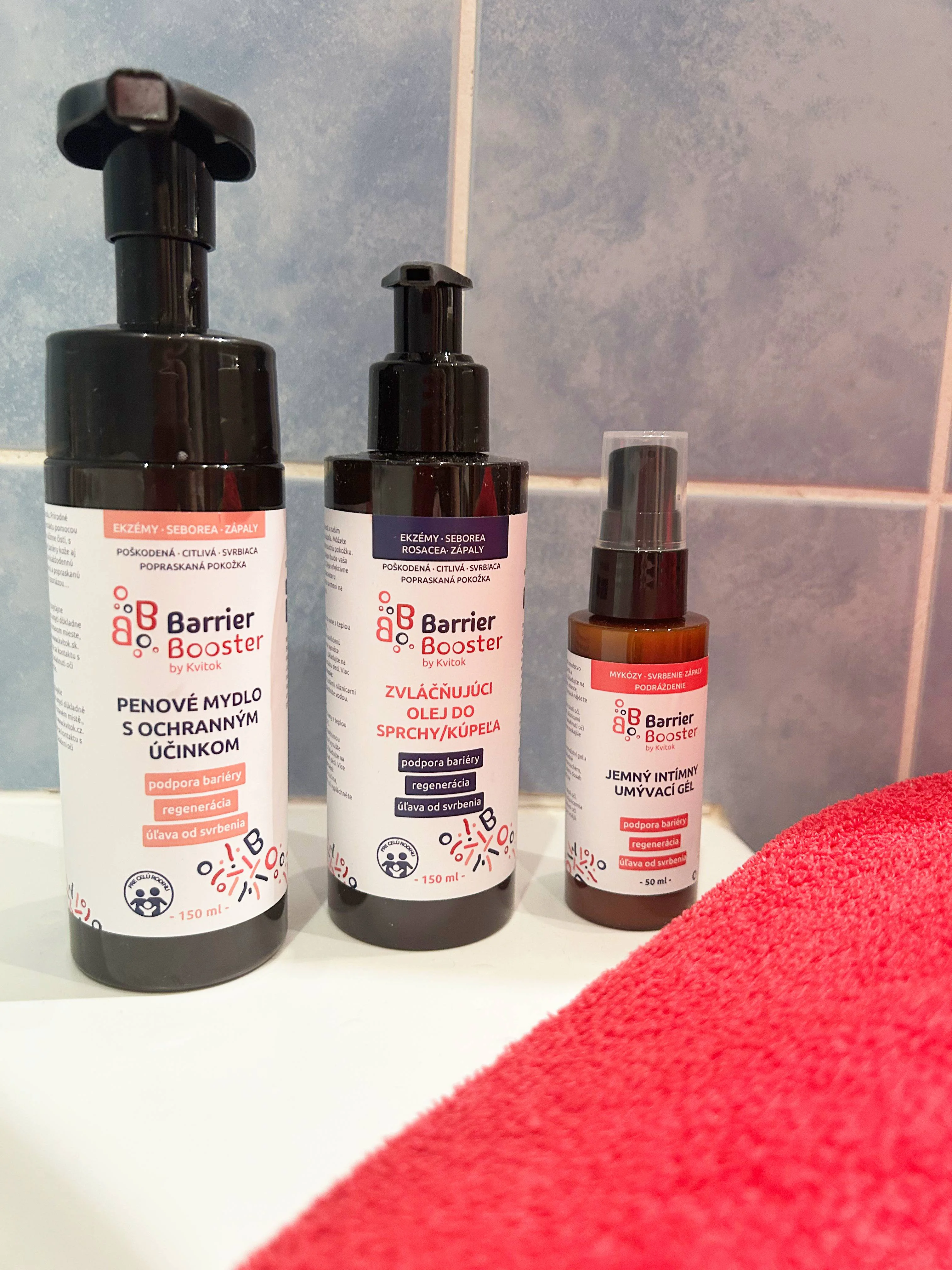 Kvitok Barrier Booster Verzachtende douche- en badolie (150 ml) - voor een zijdezachte huid