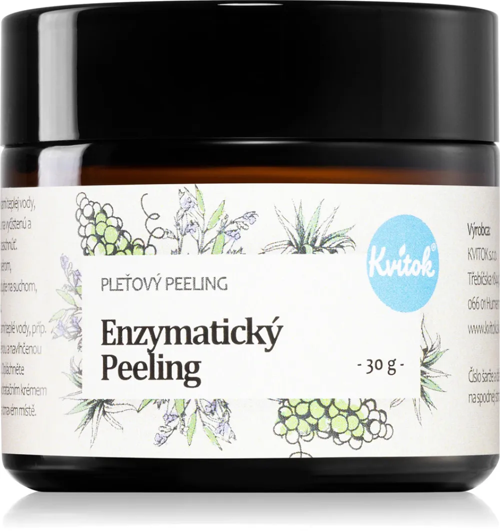 Kvitok Enzymatische peeling voor alle huidtypes (30 ml) - ook geschikt voor de gevoelige huid