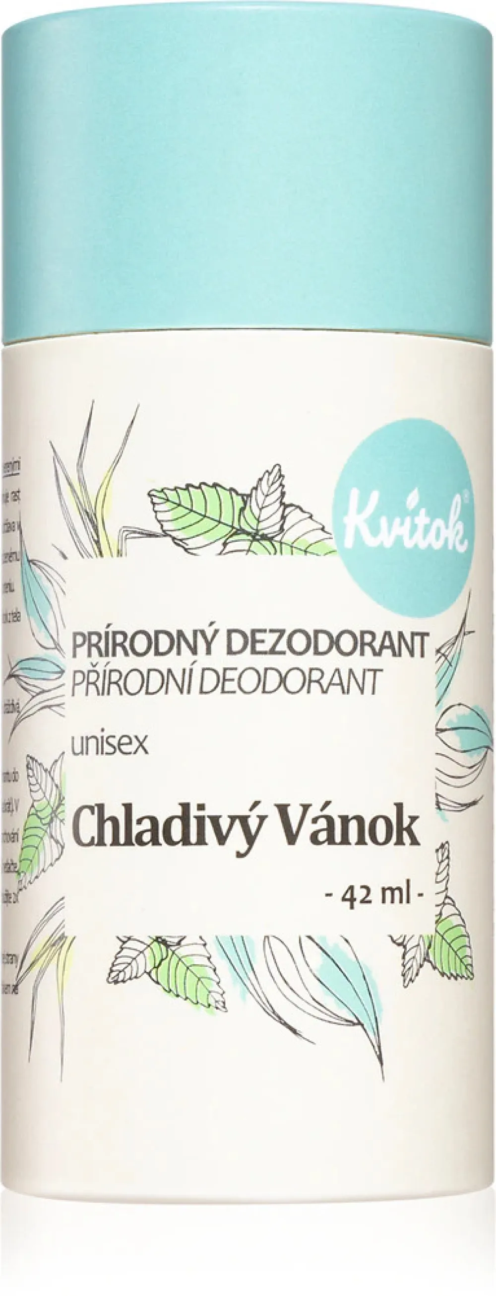 Kvitok Cool Breeze Cream Deodorant (30 ml) - geschikt voor vrouwen en mannen