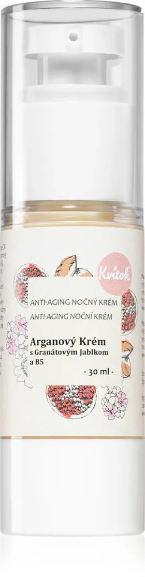 Kvitok Argan nachtcrème voor de rijpere huid 30 (30 ml) - vertraagt huidveroudering