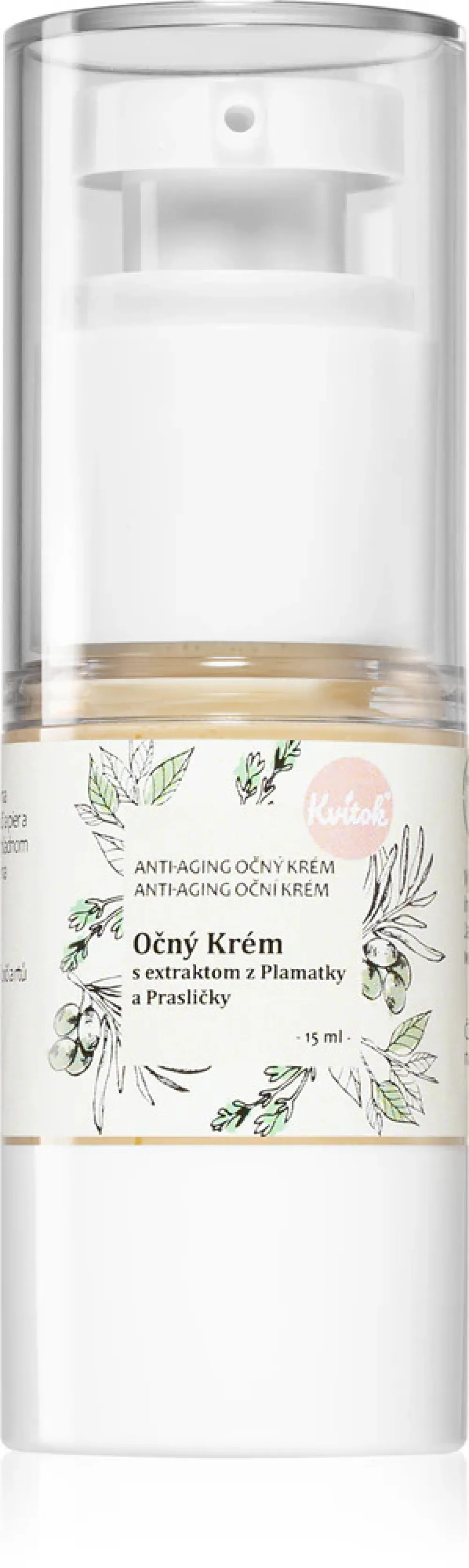 Kvitok Oogcrème - dagelijks (15 ml) - met extracten van fenegriek en heermoes