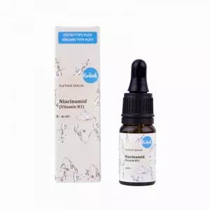 Kvitok Gezichtsserum - Niacinamide (vitamine B3) (10 ml) - voor de acnegevoelige, gevoelige en rijpere huid