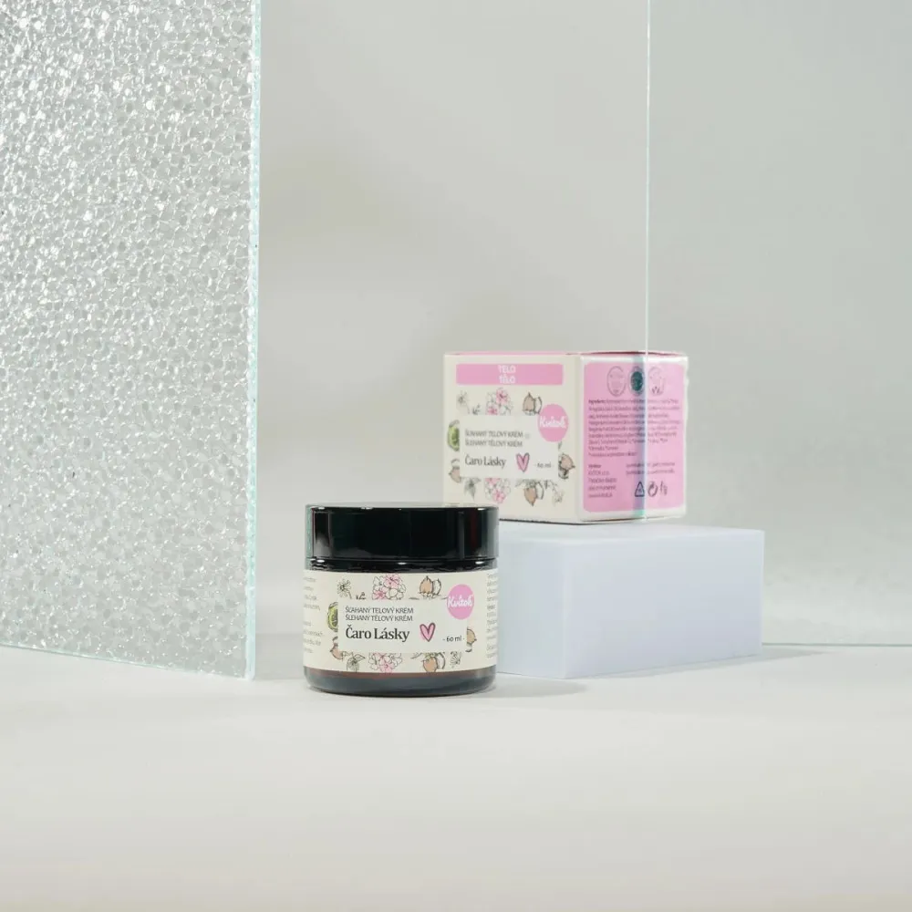 Kvitok Opgeklopte lichaamscrème Magic of Love (60 ml) - voor de droge en gestresste huid