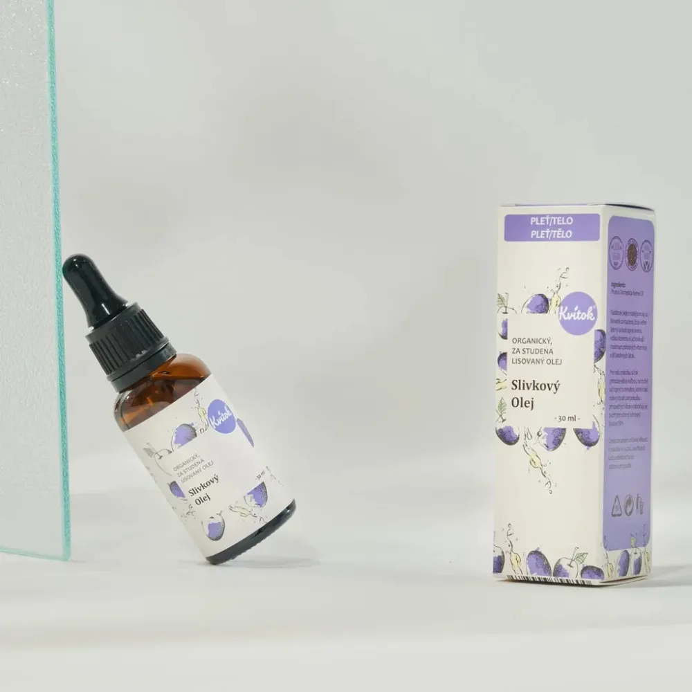 Kvitok Pruimenolie BIO (30 ml) - rijk aan antioxidanten