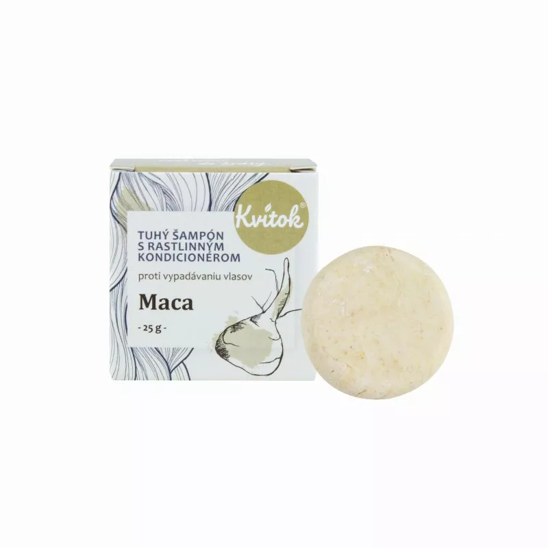 Kvitok Vaste shampoo met Maca-conditioner (25 g) - stimuleert de haargroei