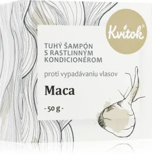 Kvitok Stijve shampoo met conditioner Maca XXL (50 g) - stimuleert de haargroei