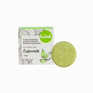 Vaste shampoo met conditioner voor vet haar Tea tree (25 g) - met plantaardige keratine