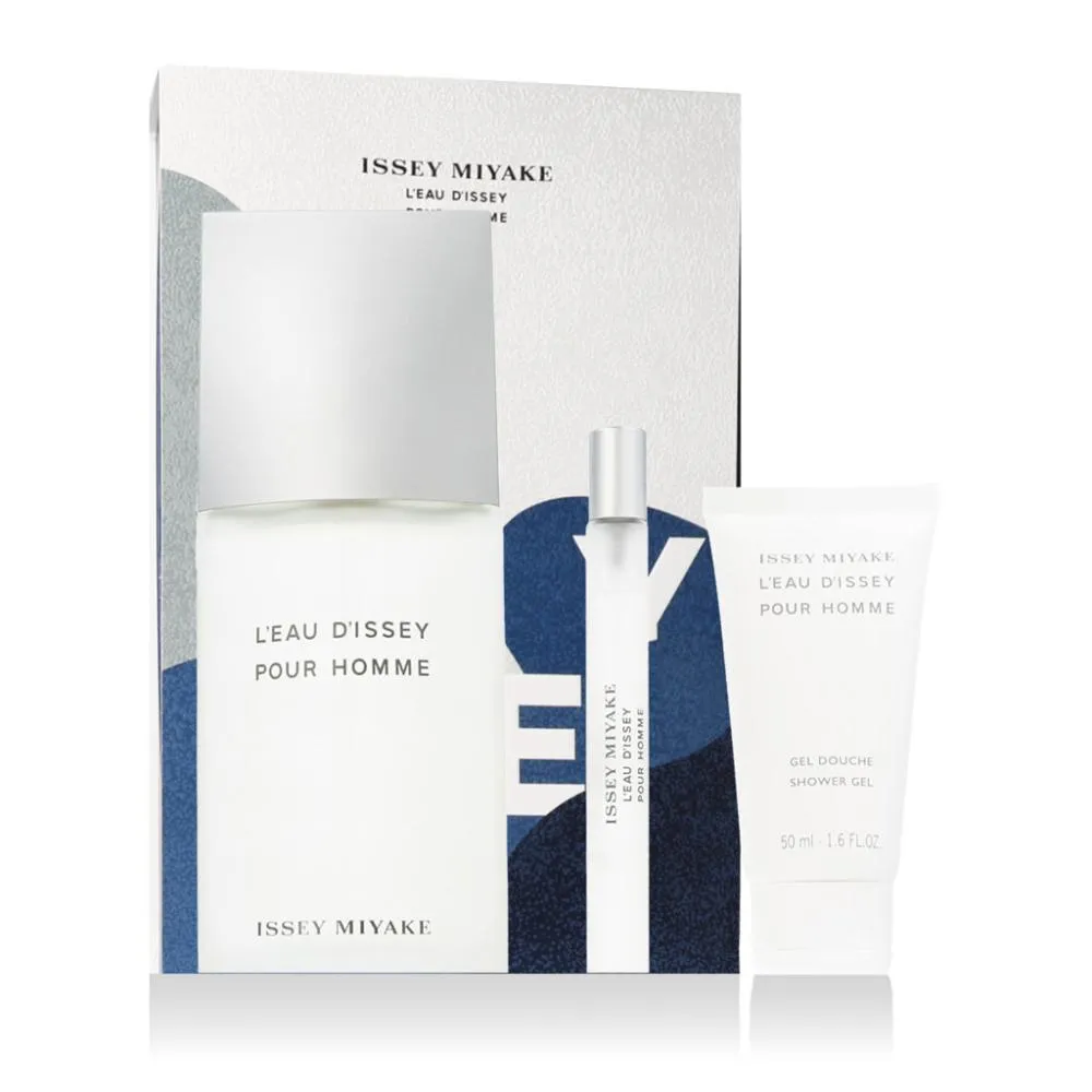 L'Eau d'Issey Pour Homme eau de toilette voor heren 125 ml + EDT 10 ml + douchegel 50 ml