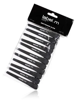 label.m Sectioning Clips 12 stuks / Haarspelden