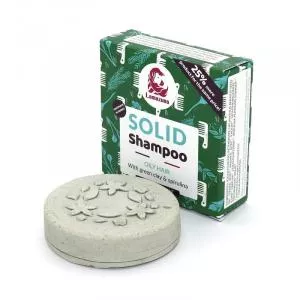 Lamazuna Vaste shampoo voor vet haar met groene klei en spirulina (70 g)