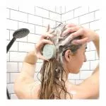 Lamazuna Vaste shampoo voor vet haar met groene klei en spirulina (70 g)