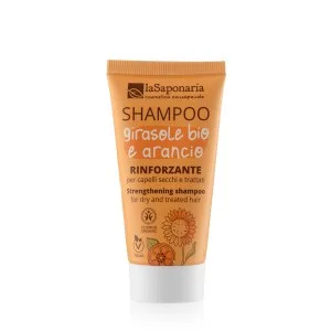laSaponaria Shampoo met zonnebloem en zoete sinaasappel BIO 30 ml