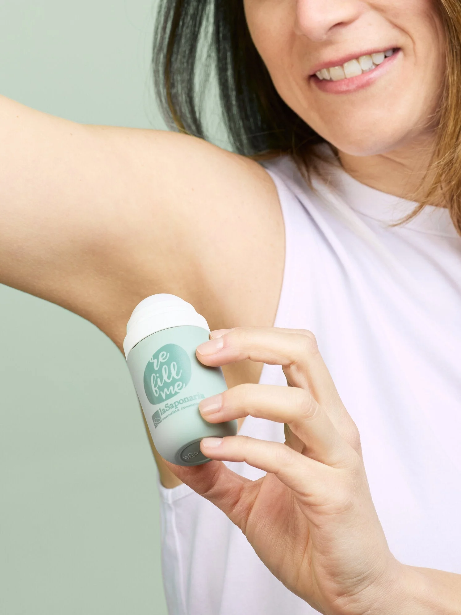 laSaponaria Applicator voor roll-on deodorant - navulbaar - duurzame oplossing