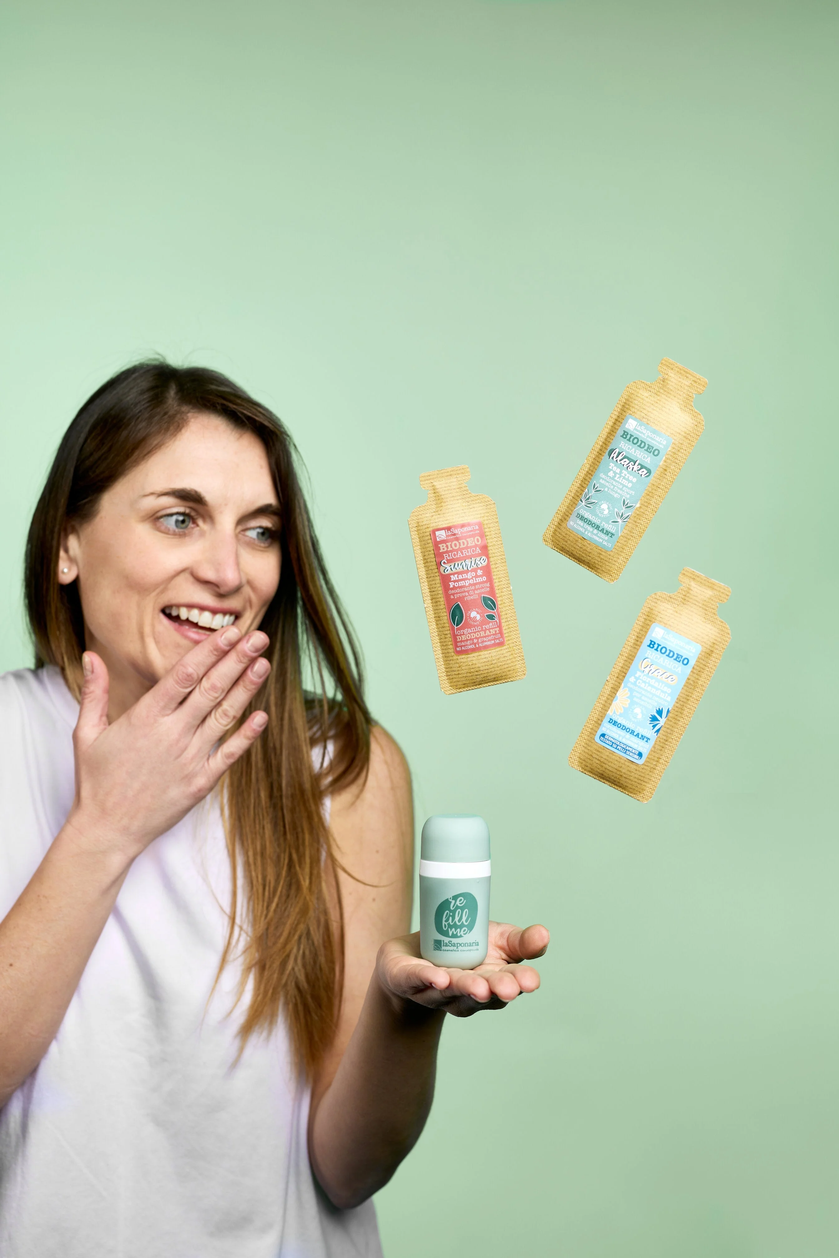laSaponaria Applicator voor roll-on deodorant - navulbaar - duurzame oplossing