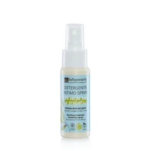 laSaponaria Intieme spray zonder afspoelen met BIO groene thee (50 ml) - snelle intieme hygiëne altijd en overal