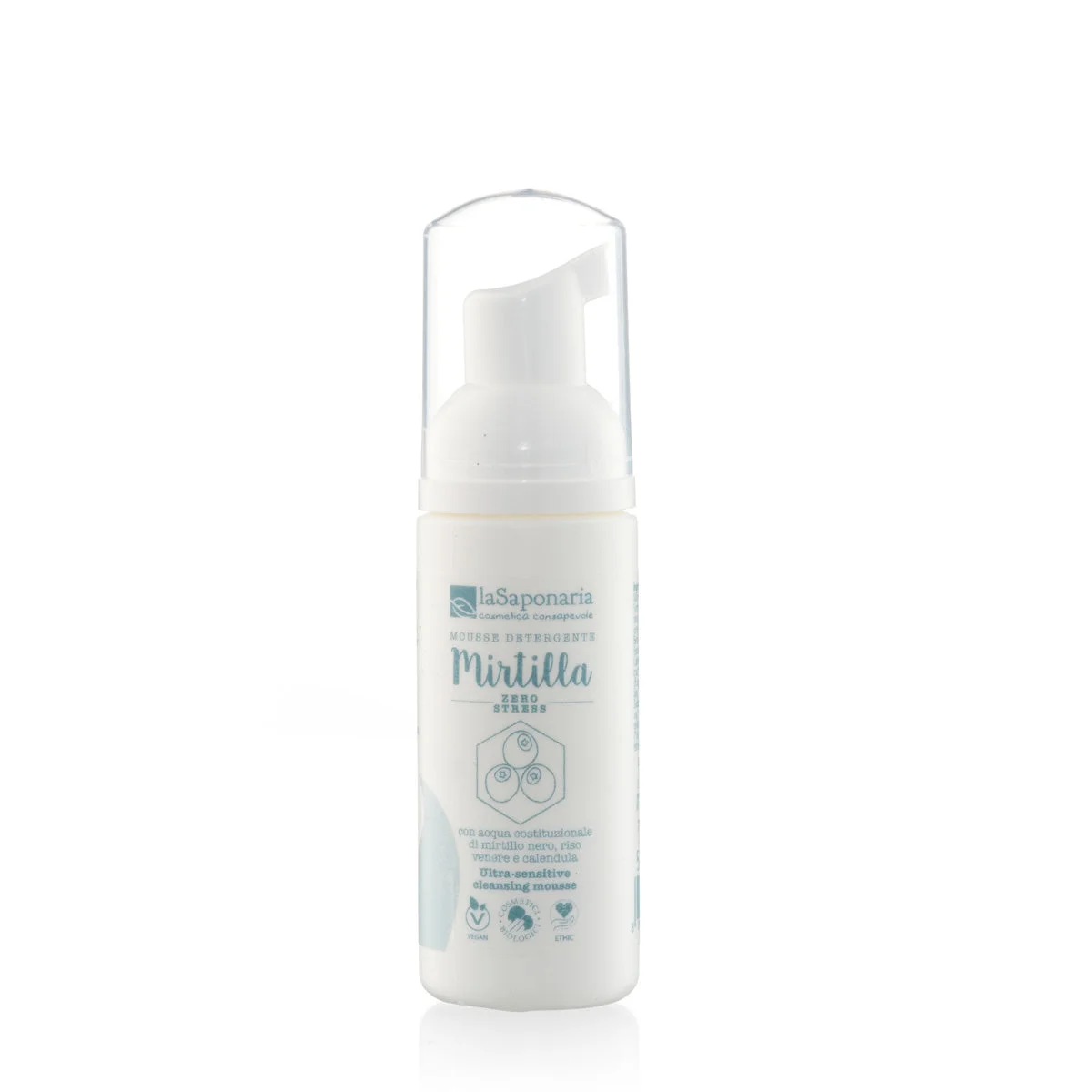 laSaponaria Extra milde reinigingsmousse voor de gevoelige huid BIO 50 ml