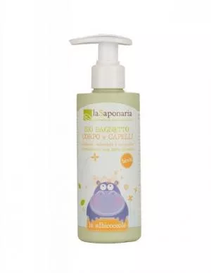 laSaponaria Zachte lichaams- en haarspoeling voor kinderen BIO (190 ml)