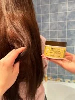 laSaponaria Anti-pluis haarmasker met aloë vera en hyaluronzuur (200 ml) - hulp voor een uitgedroogde haardos