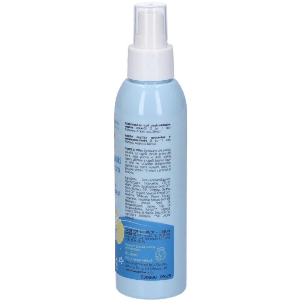 laSaponaria Beschermende Haarolie 3in1 BIO (125 ml) - regenereert en verzorgt