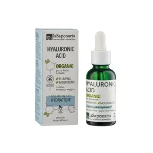 laSaponaria Gezichtsserum - Hyaluronzuur BIO (30 ml) - hydrateert en verstevigt de huid