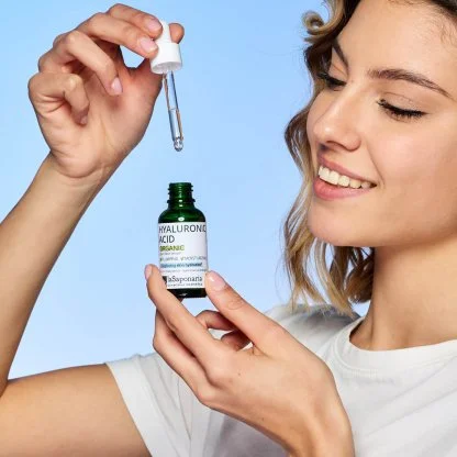 laSaponaria Gezichtsserum - Hyaluronzuur BIO (30 ml) - hydrateert en verstevigt de huid