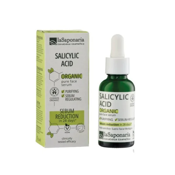 laSaponaria Gezichtsserum - Salicylzuur BIO (30 ml) - voor de acnegevoelige huid