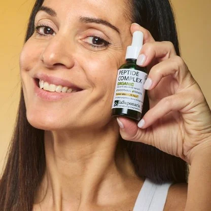 laSaponaria Gezichtsserum - Peptidencomplex BIO (30 ml) - maakt de huid glad en verstevigt