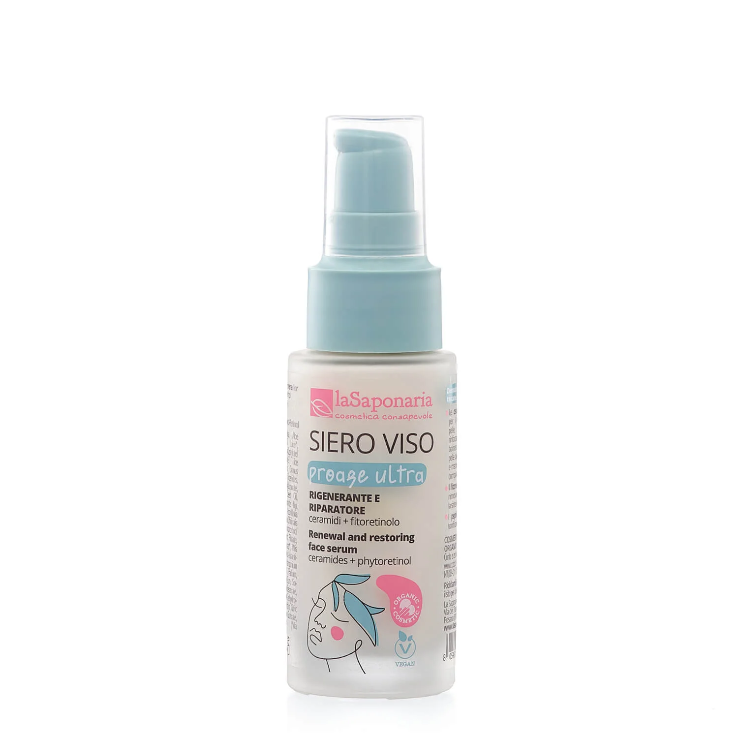 laSaponaria Gezichtsserum Proage Ultra voor de rijpe huid BIO (30 ml) - met ceramiden en fytoretinol