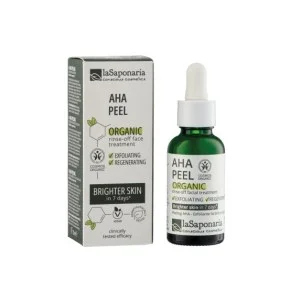 laSaponaria AHA-peeling BIO voor het gezicht (30 ml) - ook geschikt voor de gevoelige huid