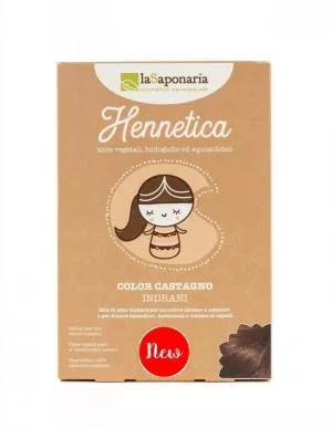 laSaponaria Natuurlijke haarverf Indrani BIO (100 g) - gouden kastanje