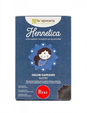 Natuurlijke haarverf Ratri BIO (100 g) - donker kastanje