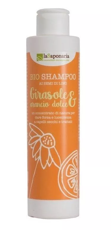 laSaponaria Shampoo met zonnebloem en zoete sinaasappel BIO (200 ml)