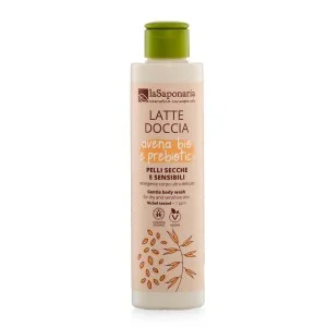 laSaponaria Douchemelk met biologische haver en prebiotica voor de gevoelige huid (200 ml) - met calendula en kamille