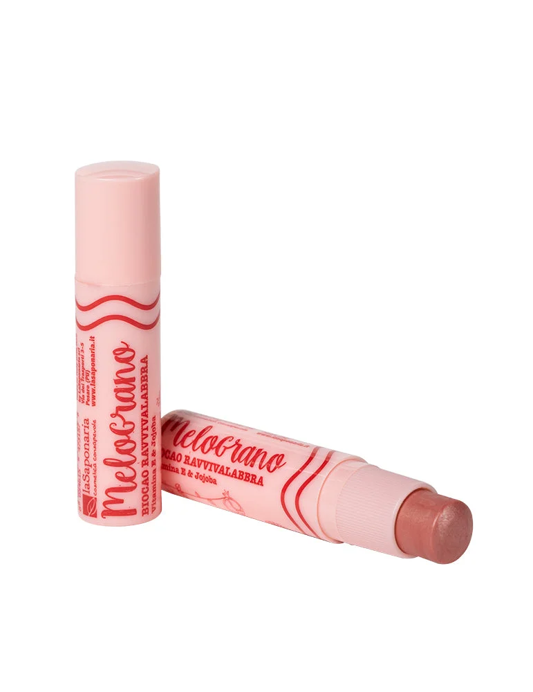 laSaponaria Biocao getinte lippenbalsem met BIO granaatappel (5,7 ml) - voor een natuurlijke lipkleur