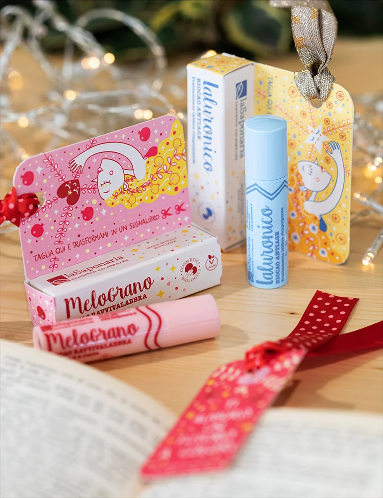 laSaponaria Biocao getinte lippenbalsem met BIO granaatappel (5,7 ml) - voor een natuurlijke lipkleur