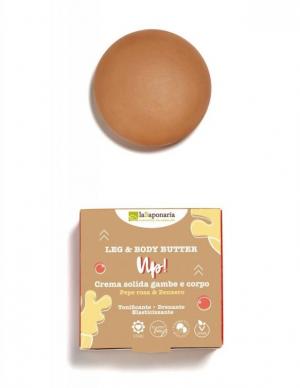 laSaponaria Stevige boter voor benen en lichaam Omhoog! BIO (80 ml) - beïnvloedt de microcirculatie van het weefsel