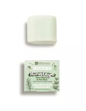 laSaponaria Himalaya BIO vaste deodorant (40 g) - met frisse geur van tea tree en eucalyptus