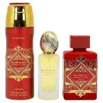 Badee Al Oud Sublime geschenkset - 100 ml + geparfumeerde spray 200 ml + haarmist eau de parfum 50 ml
