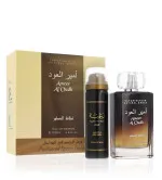 Lattafa Ameer Al Oudh geschenkset unisex eau de parfum 100 ml + deodorant 50 ml