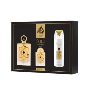 Lattafa Lattafa Pride Tharwah Gold EDP 100 ml + EDP 20 ml + lichaamsmist 200 ml UNISEX