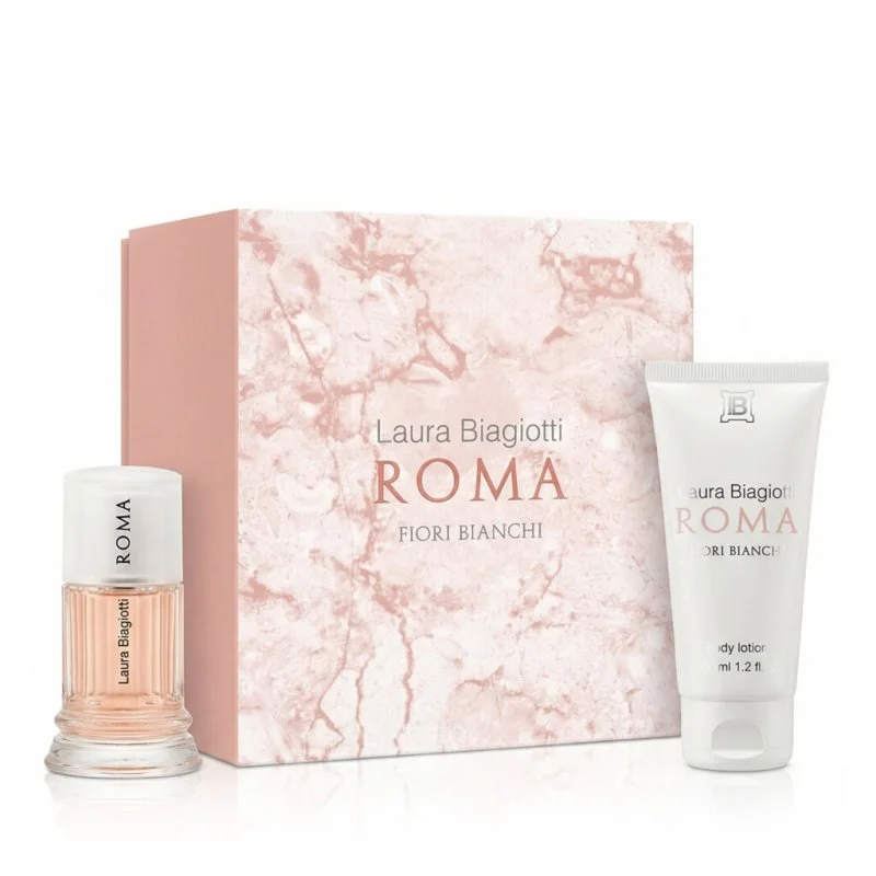 Roma Fiori Bianchi 25 ml + bodylotion eau de toilette voor dames 50 ml