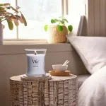 Lavendel & Cederhout geurkaars met houten lont 275 g