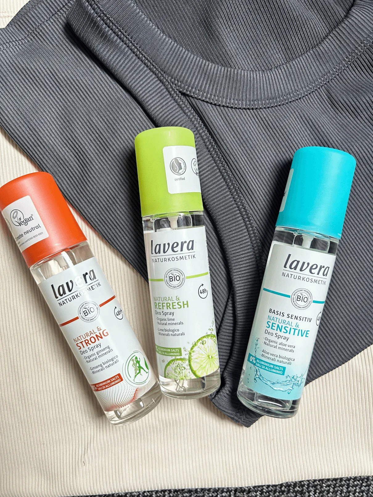 Lavera Deodorant spray Refresh - limoen (75 ml) - tot 48 uur bescherming