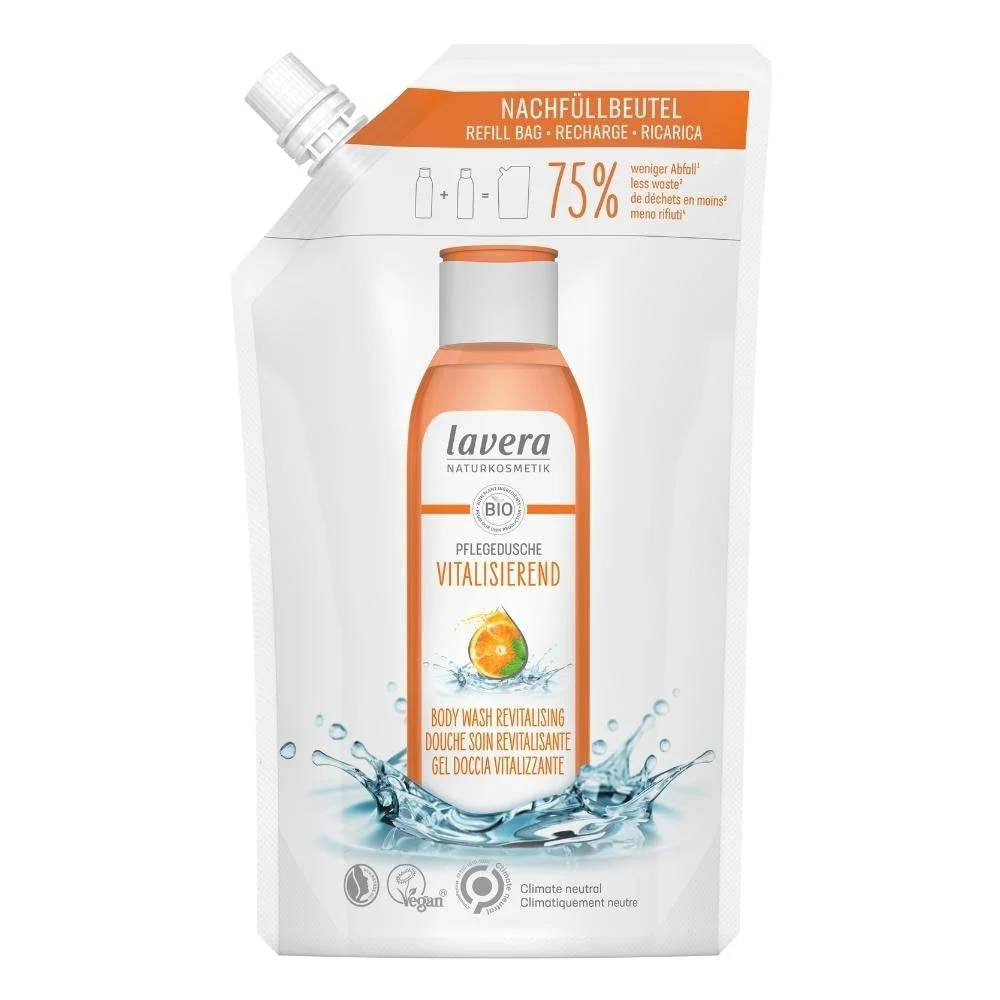 Lavera Revitaliserende douchegel met sinaasappel-muntgeur 500 ml