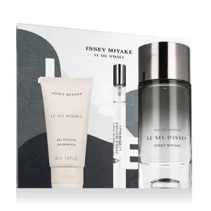 Issey Miyake Le Sel d’Issey eau de parfum voor heren 100 ml + EDP MINI 10 ml + douchegel