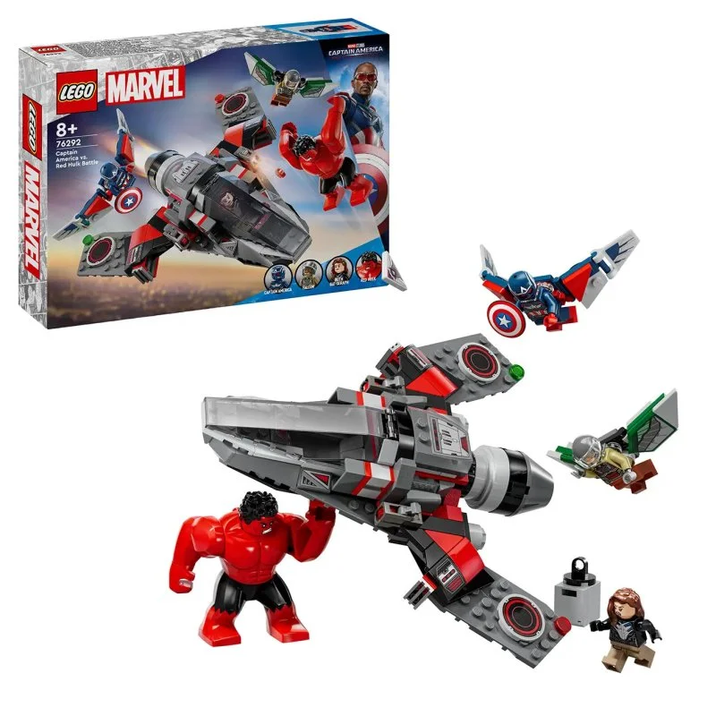 Marvel 76292 Duel: Captain America vs. Red Hulk