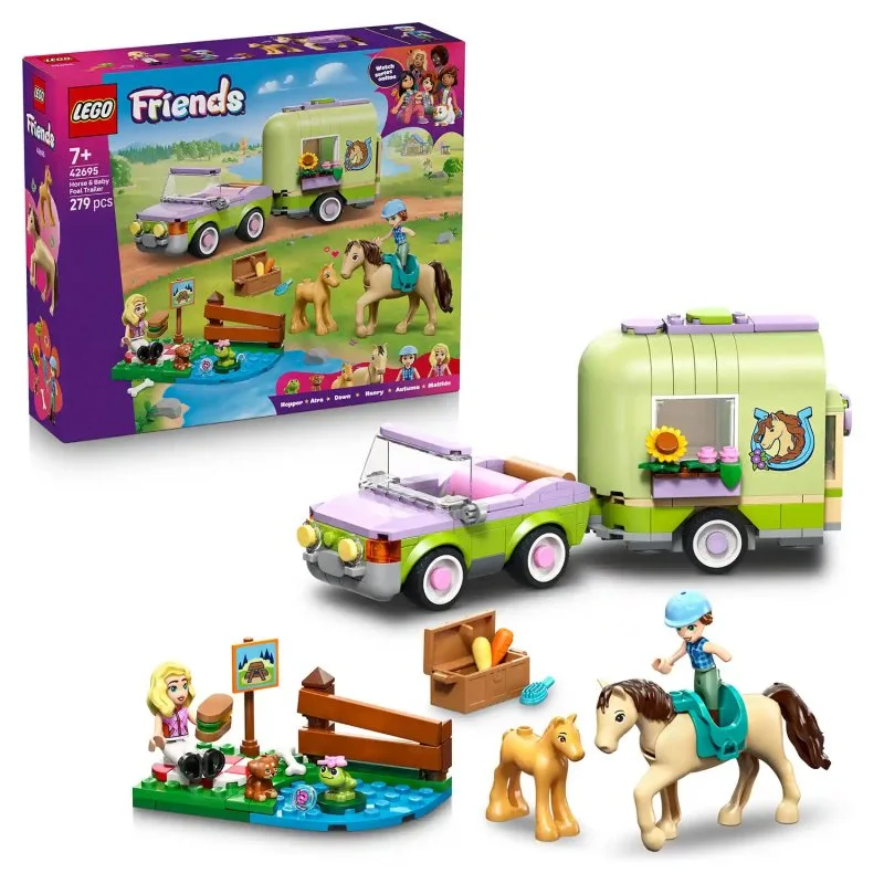 Friends 42695 Aanhanger met paard en veulen