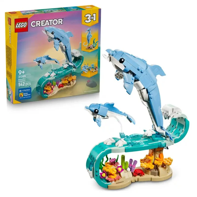 Creator 3-in-1 31385 Zeedieren: Prachtige dolfijnen